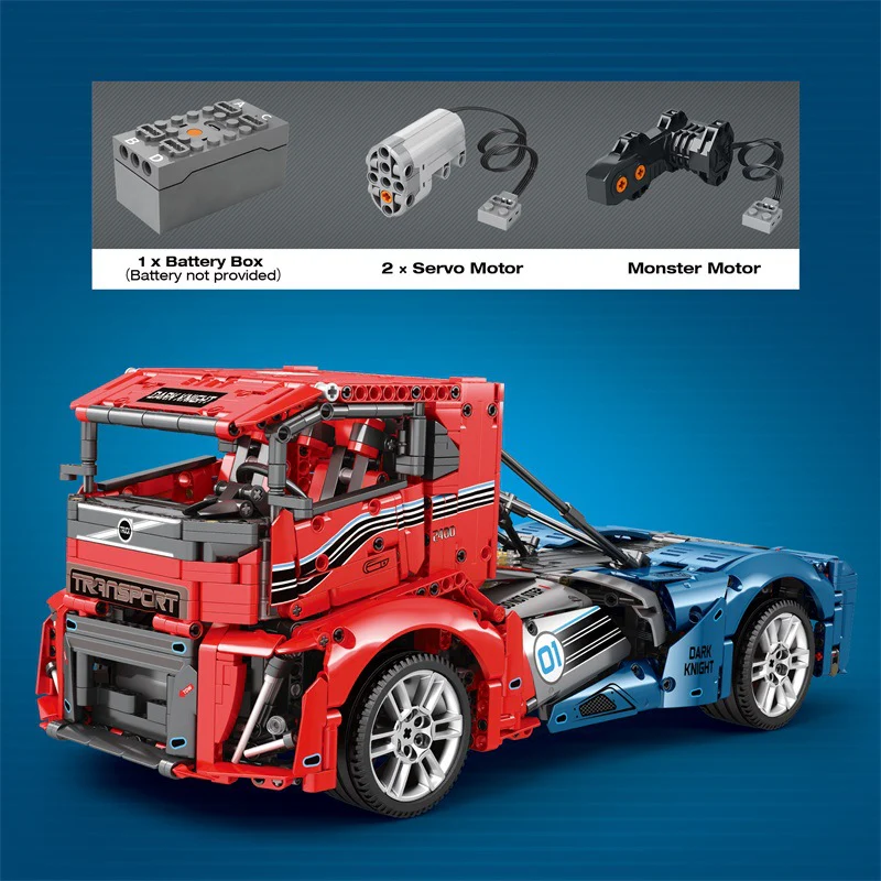 2116PCS RB11008 Reobrix Volvo Iron Knight Truck - Image 4