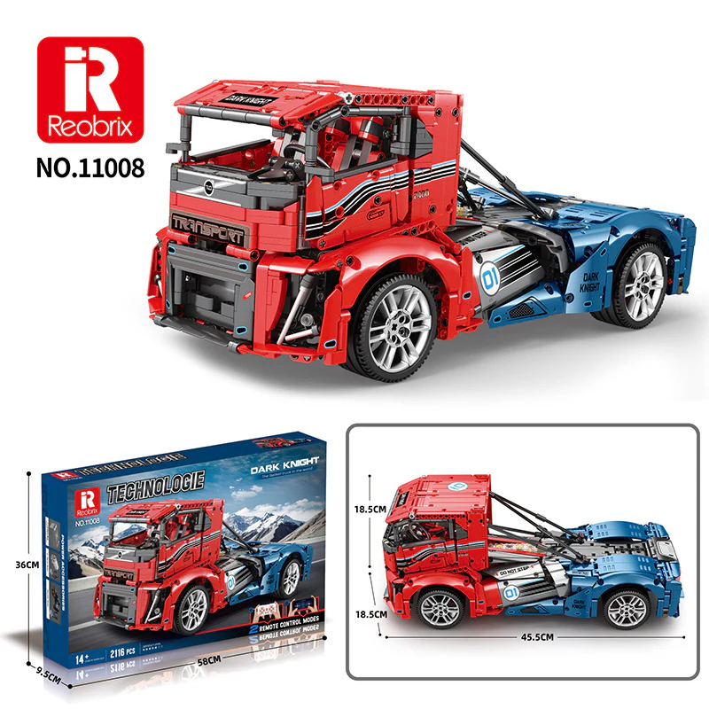 2116PCS RB11008 Reobrix Volvo Iron Knight Truck - Image 6