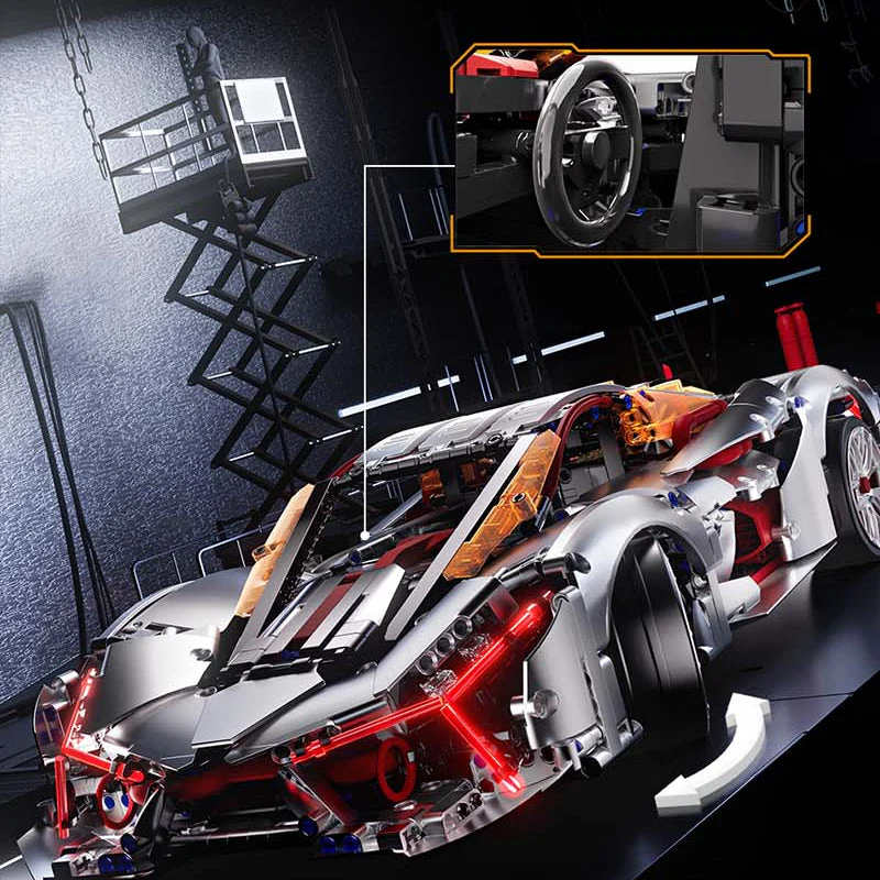 2130 pcs QM00038 Lamborghini supercar 1:10 - Image 2