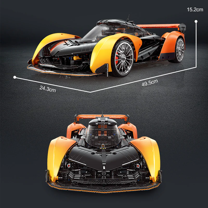 2135PCS Eikee Y10000 McLaren Solus GT sports car 1:10 - Image 6