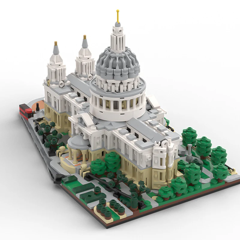 2148pcs MOC-186434 Saint Paul's Cathedral 1:800 - Image 2