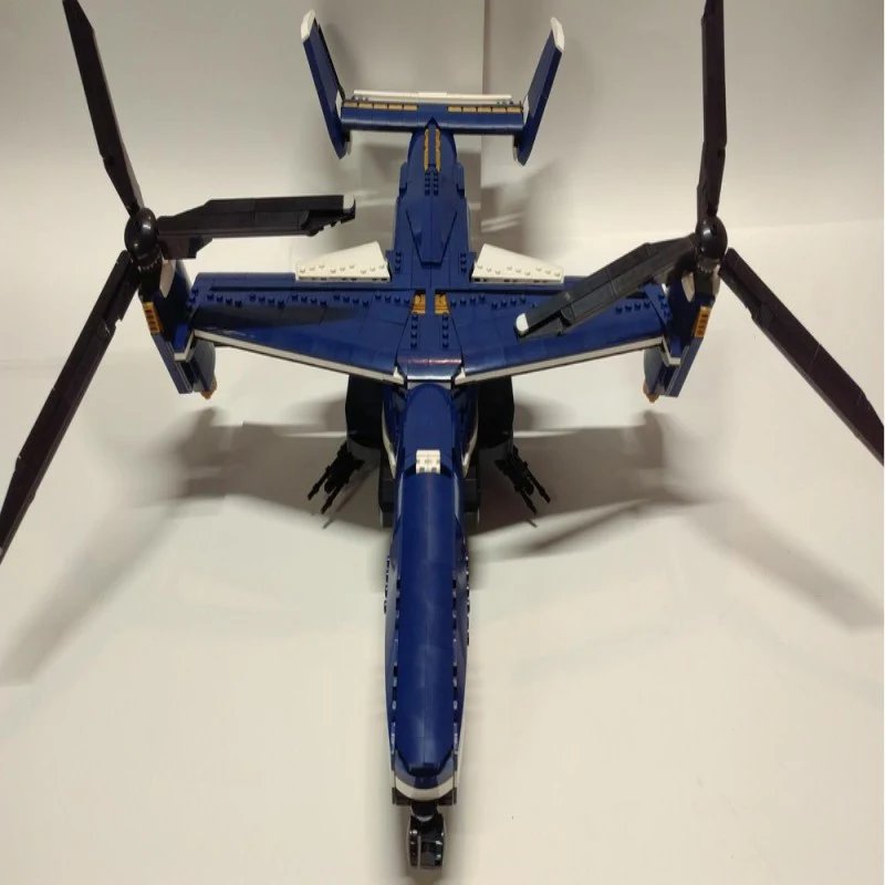 2155pcs MOC-29499 Cyberpunk Helicopter - Image 3