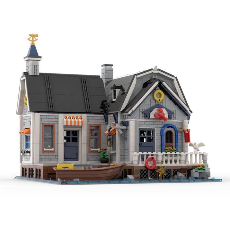 2158pcs MOC-91130 Lobster Dock - Image 4