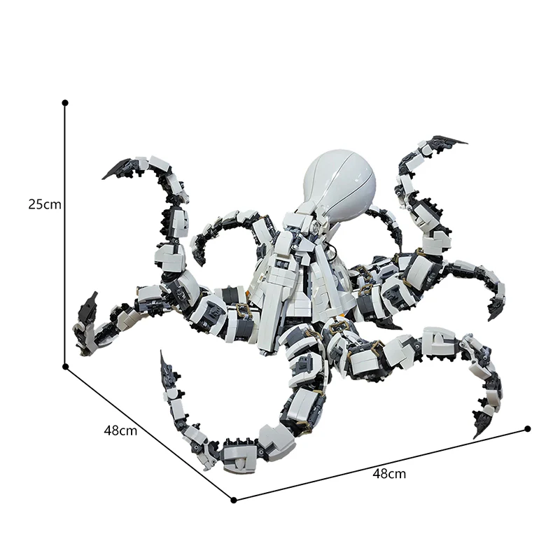 2158PCS MOC Mecha，Octopus toys - Image 4