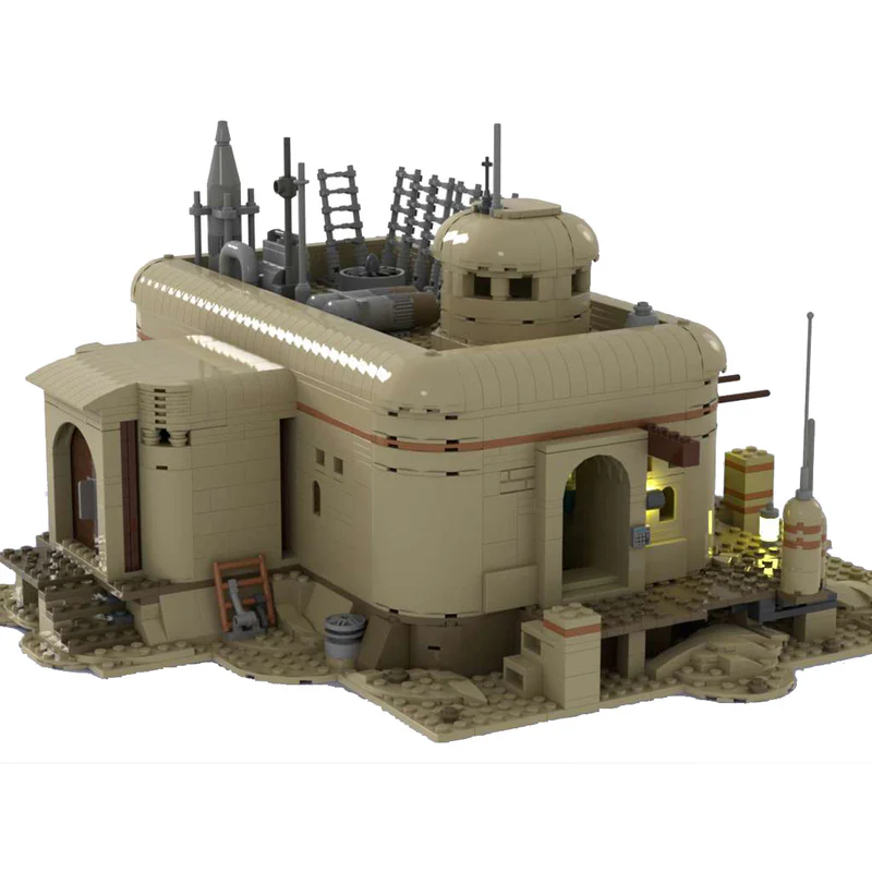 2160PCS MOC-95864 Mos Pelgo Freetown Cantina - Image 3