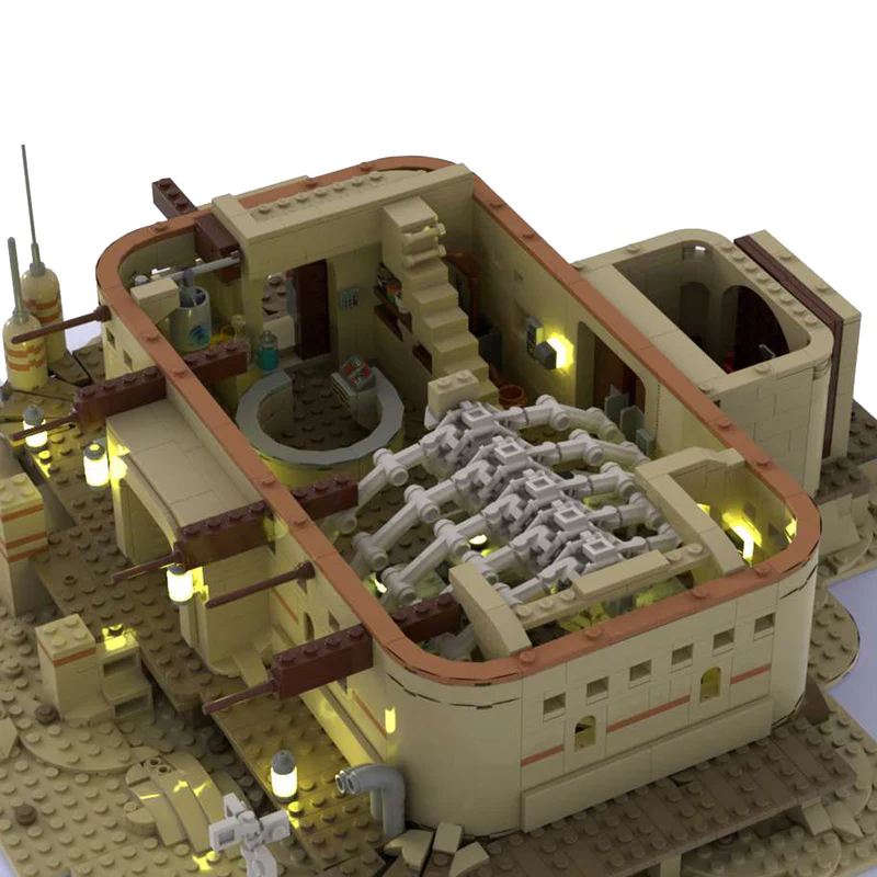 2160PCS MOC-95864 Mos Pelgo Freetown Cantina - Image 4