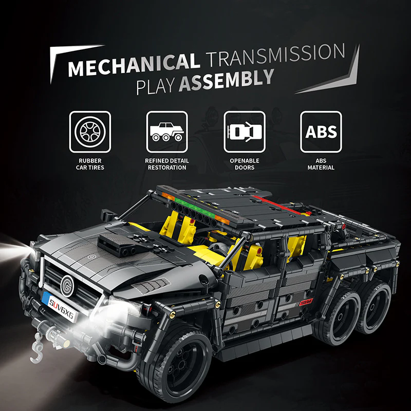 2162PCS Reobrix RB11001 Mercedes Babos G700 6 x 6 - Image 2
