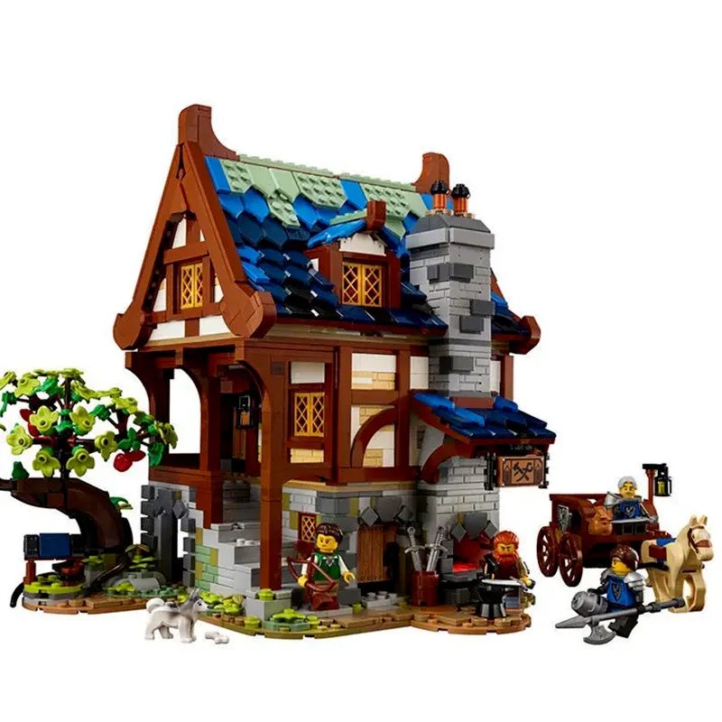 2164PCS 99909 The Medieval Blacksmith - Image 5