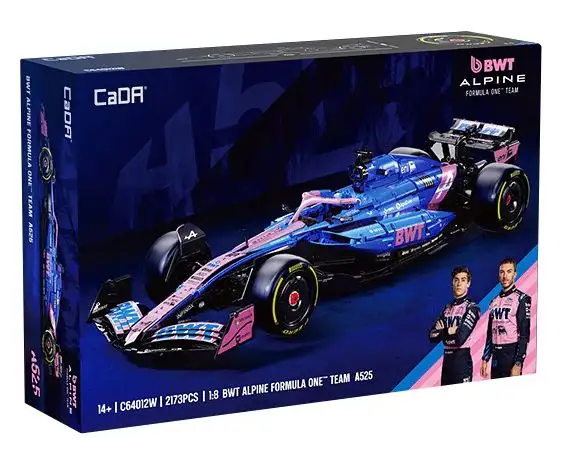 2173 pcs CaDA C64012 BWT ALpine Formula One Team A525 1:8 - Image 11