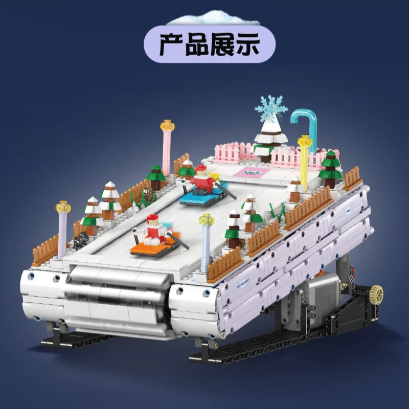 2181pcs Mouldking 10158 Ski Resort - Image 2
