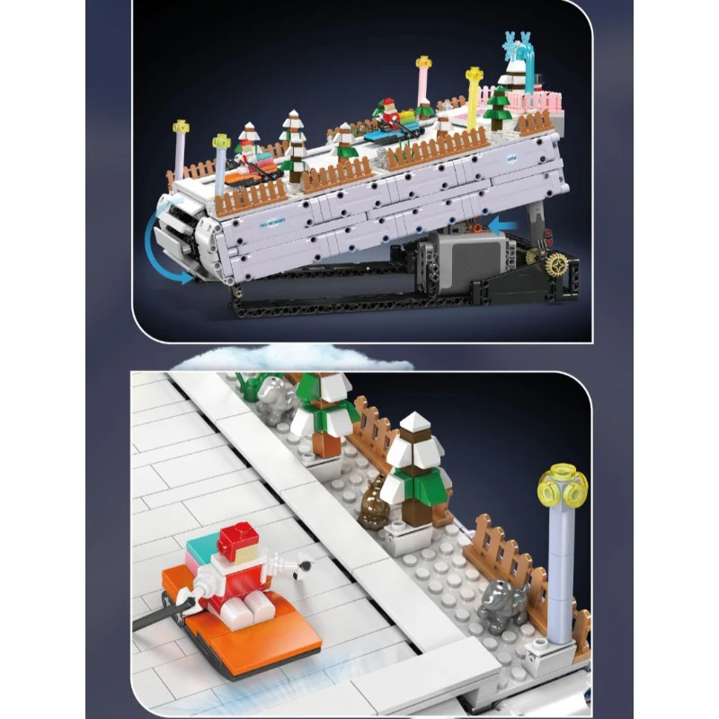 2181pcs Mouldking 10158 Ski Resort - Image 4