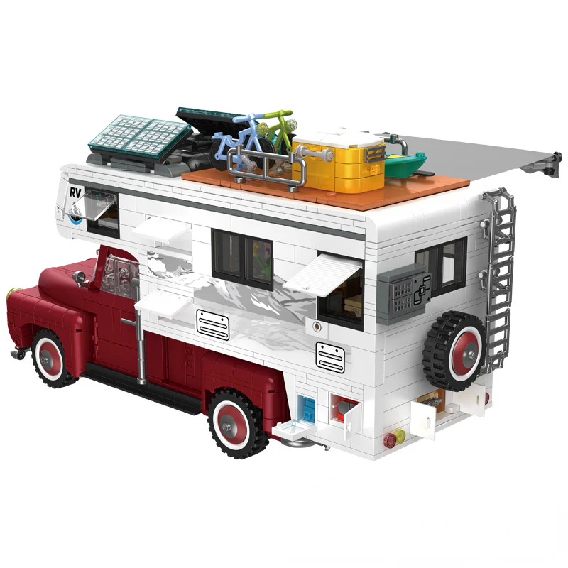 2188Pcs WGC 66008 Camper Kit 2 in 1 - Campervan & Farm Truck - Image 3