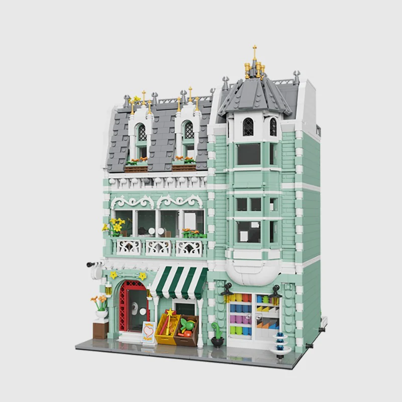 2225 pcs JQ 10003 grocery store MINI Bricks - Image 5