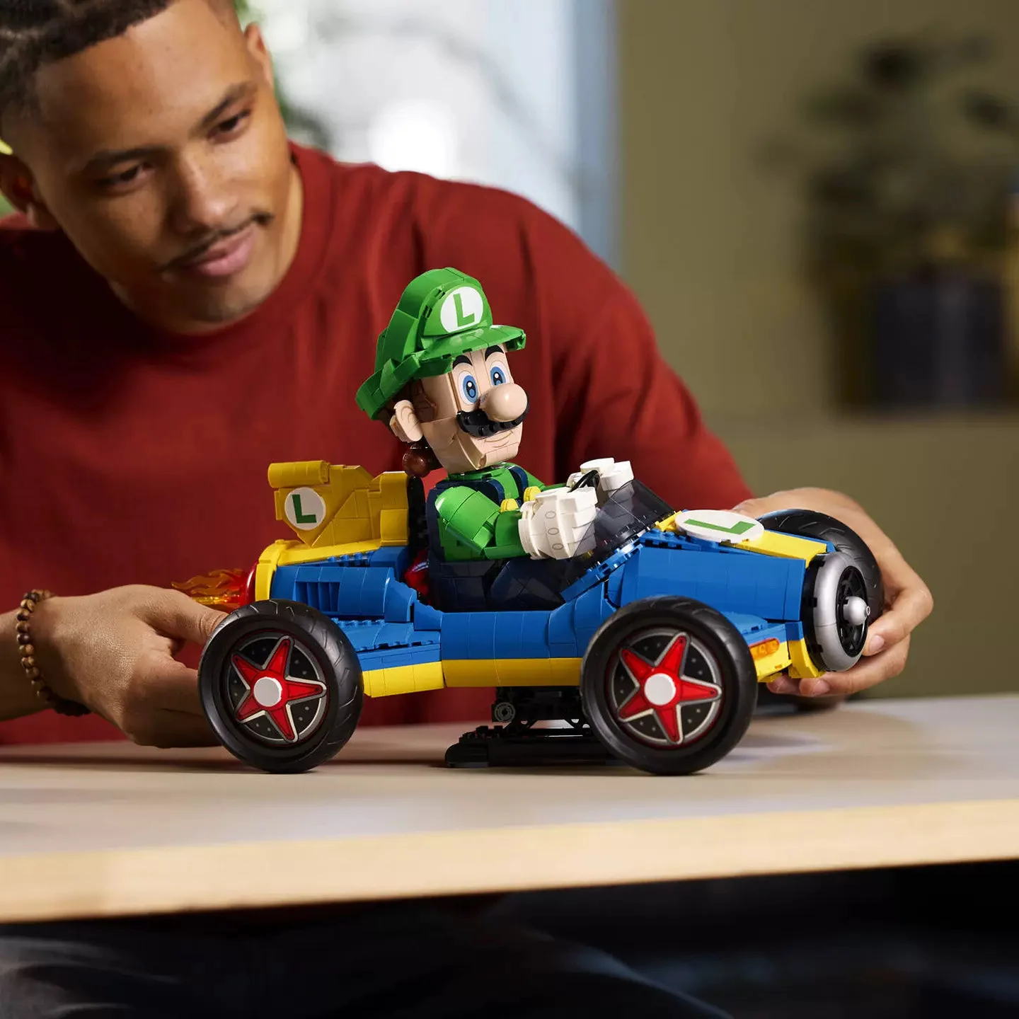 2234pcs Mario Kart – Luigi & Mach 8 - Image 3