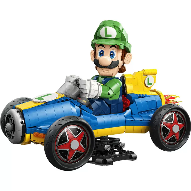 2234pcs Mario Kart – Luigi & Mach 8 - Image 5