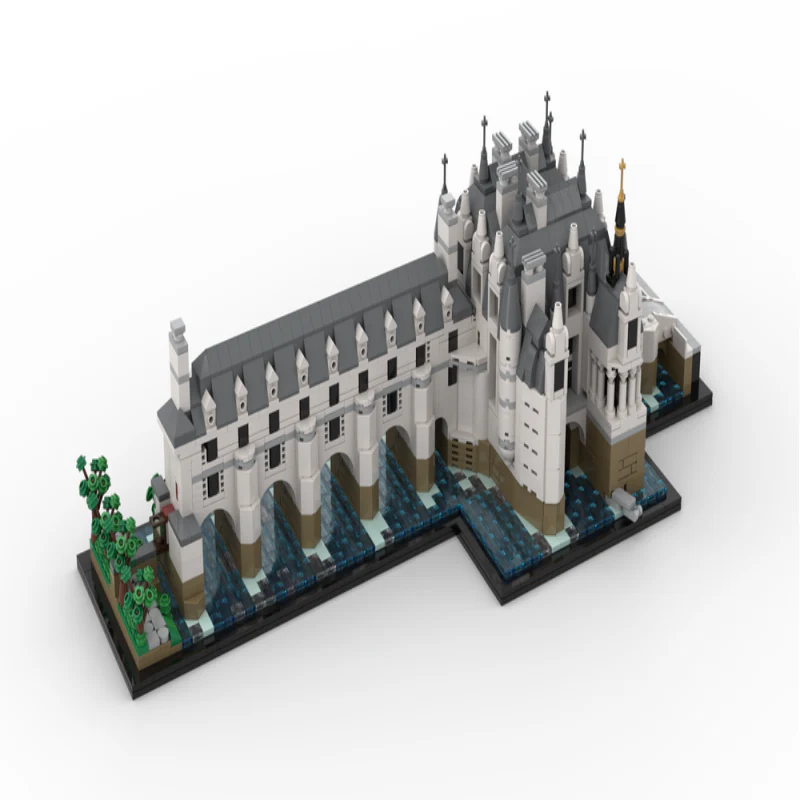 2234pcs MOC-118889 Château de Chenonceau - Image 4