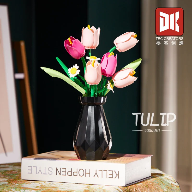 223pcs DK 3025 TULIP BOUQUET - Image 2
