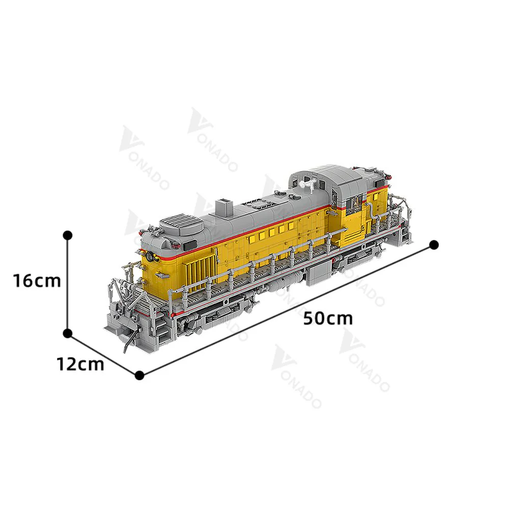 2248pcs MOC-52188 Union Pacific Alco RS-2 (1:38) - Image 4