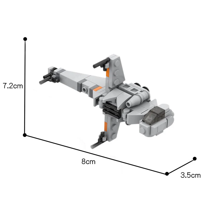 224pcs MOC-32286 Micro Rebel Starfighters (Original Trilogy) - Image 3