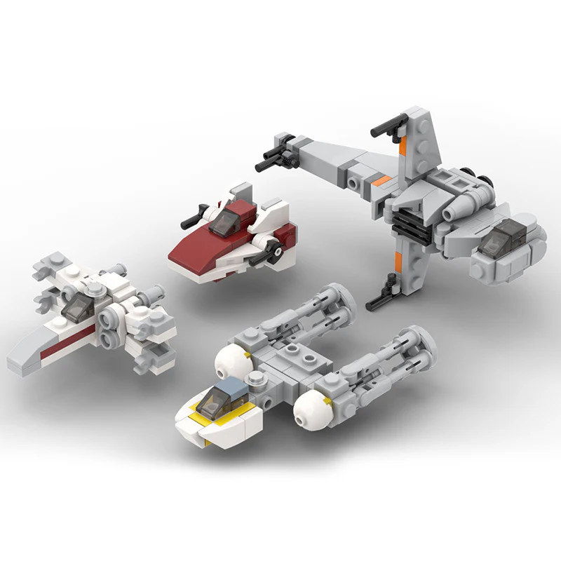 224pcs MOC-32286 Micro Rebel Starfighters (Original Trilogy) - Image 4