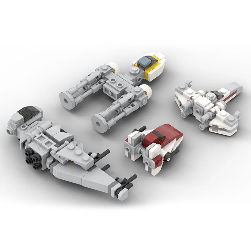 224pcs MOC-32286 Micro Rebel Starfighters (Original Trilogy) - Image 5