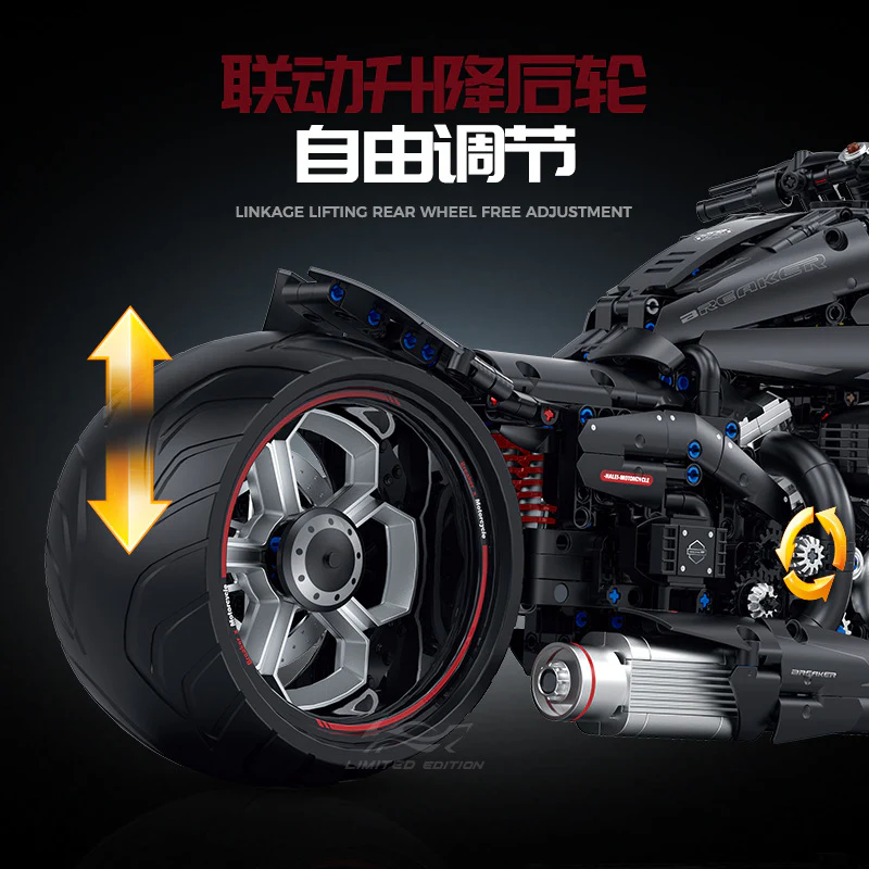 2260 pcs GULY 60521 Harley Davidson Matte Black - Image 4