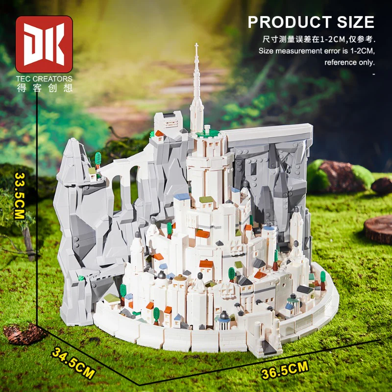 2318 pcs DK 7072 The Lord of the Rings: Minas Tirith - Image 8