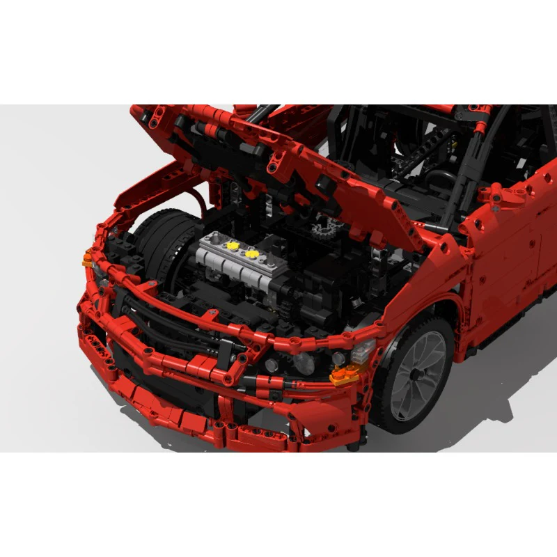 2341pcs MOC-94615 mitsubishi lancer evo 9 1: 8 - Image 2