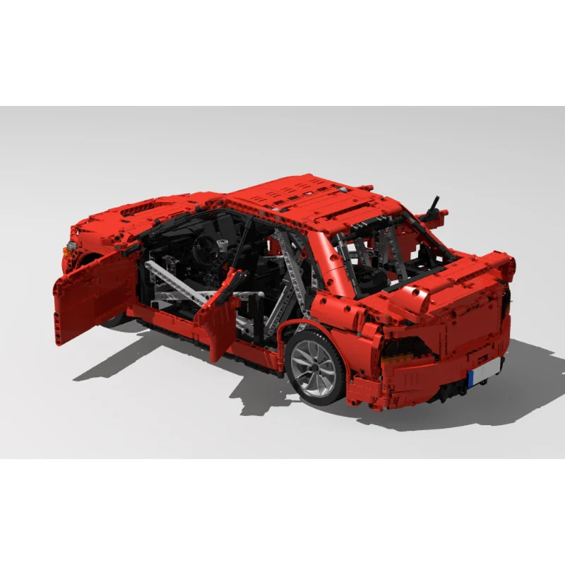 2341pcs MOC-94615 mitsubishi lancer evo 9 1: 8 - Image 3