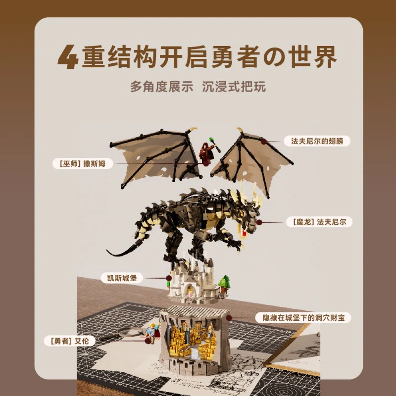 2363 pcs iambrick 30301 Dragon's Cryptic Cache - Image 2