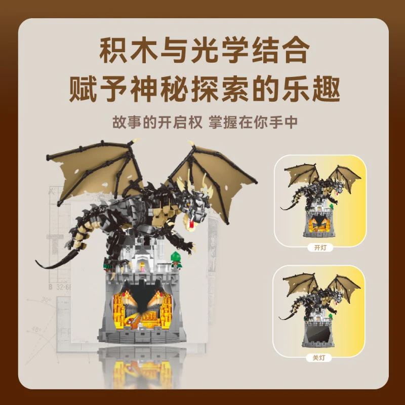 2363 pcs iambrick 30301 Dragon's Cryptic Cache - Image 3
