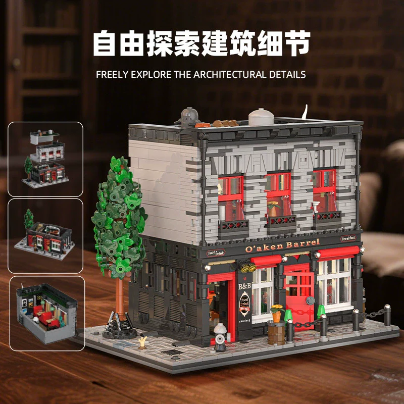 2368 pcs Xbert 66054 O'AKEN BARREL CREATIVE RETRO TAVERN - Image 3