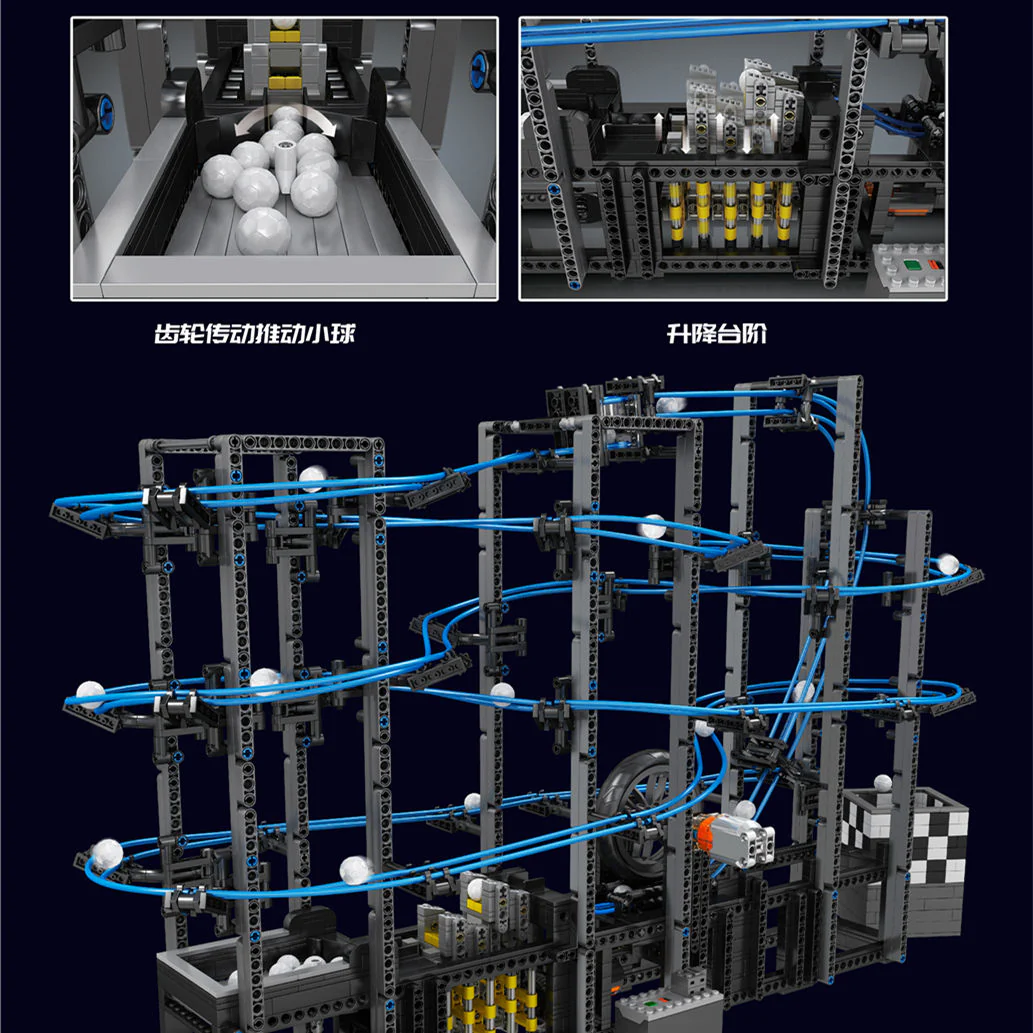 2438PCS 26002 MOULDKING Great Ball Contraption：Marble Run - Image 2