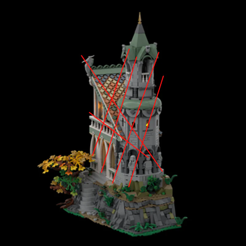 2440 parts MOC-160639 Rivendell BASE UPGRADE - Image 2