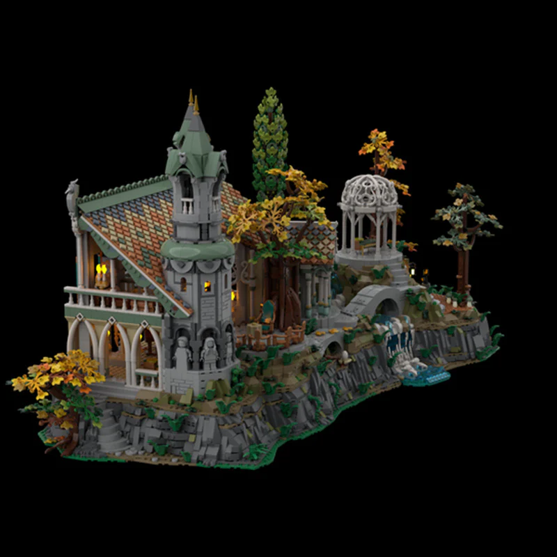 2440 parts MOC-160639 Rivendell BASE UPGRADE - Image 5