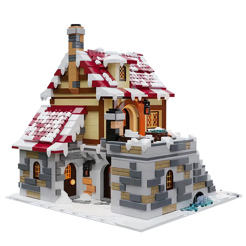 2456PCS MOC-187924;winter architecture - Image 3