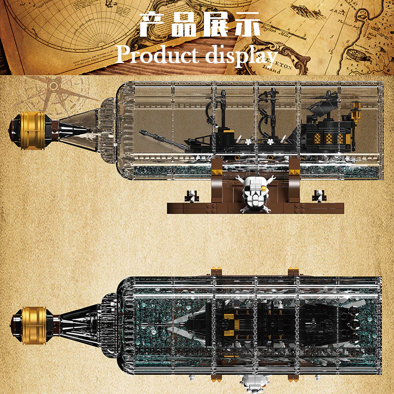 2488pcs 10066 MouldKing Revenge of Queen Anne in a bottle - Image 4