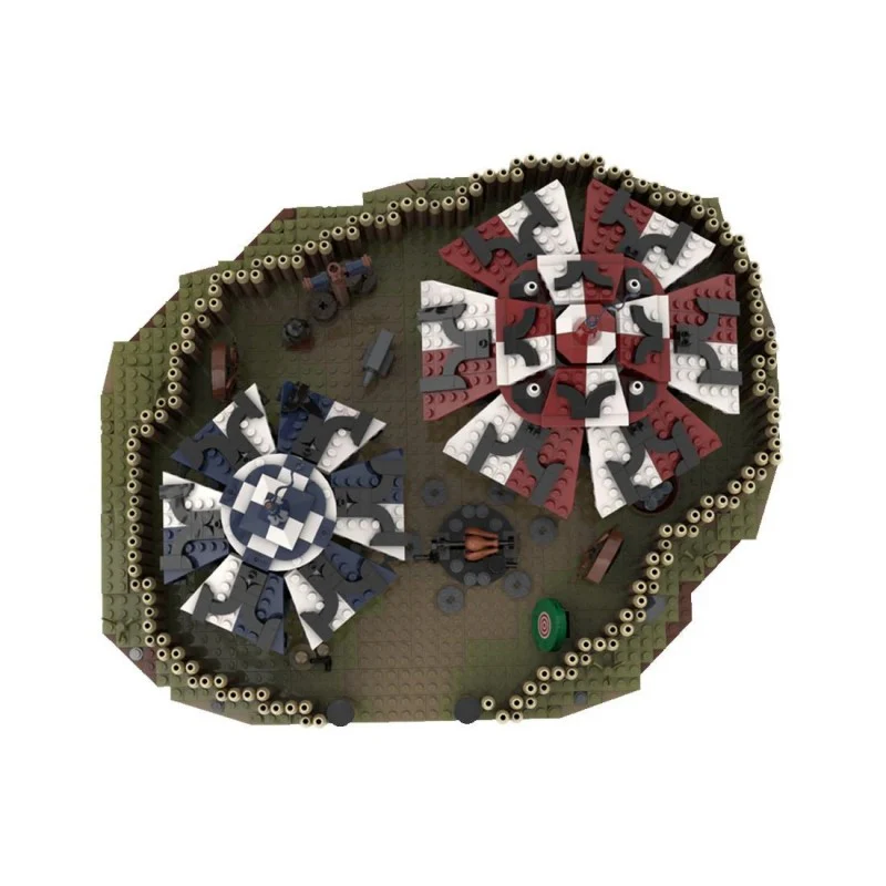 2524pcs MOC-114605 Medieval Mercenary Camp - Image 2