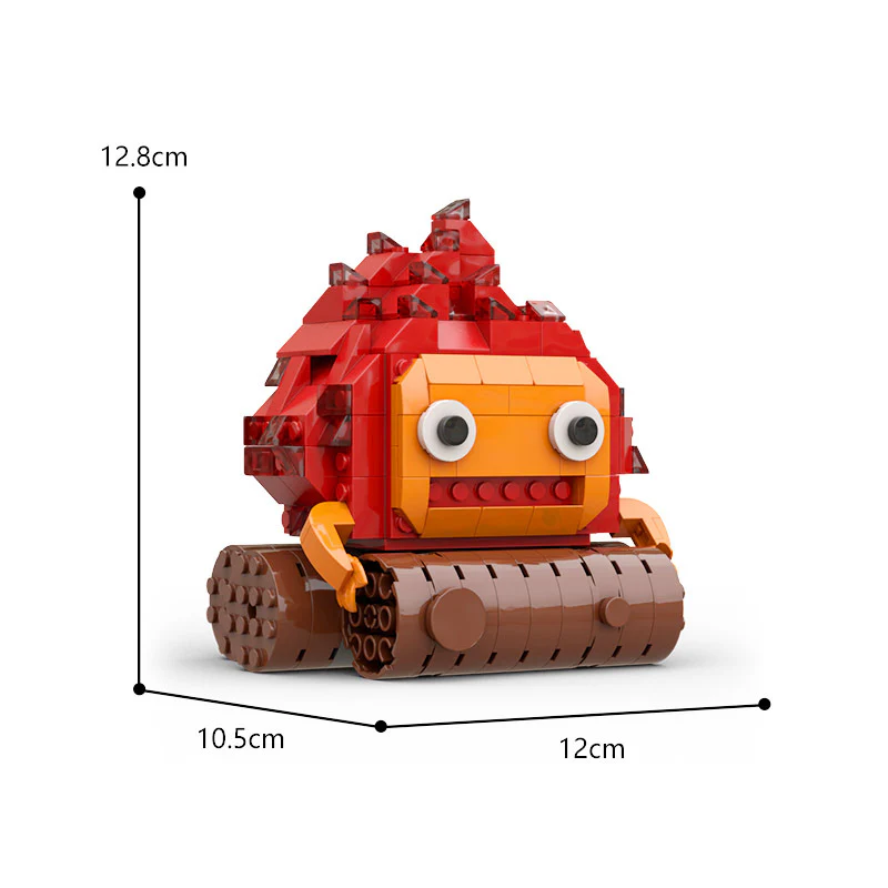 252PCS Howl's Moving Castle Calcifer - Image 5