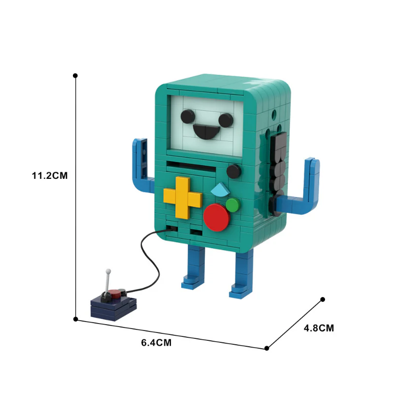 (Gobricks version) 253pcs MOC BMO Beemo LEGO Compatible - Image 4