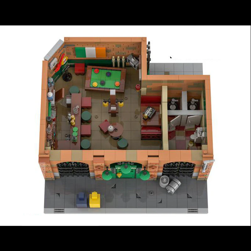 2541pcs MOC-107637 Modular Paddy's Pub - Image 3