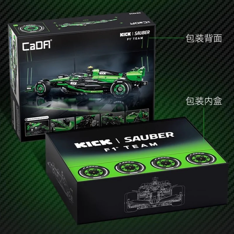 2553 pcs CaDA C64010 KICK SAUBER F1 Team C44 1:8 - Image 10