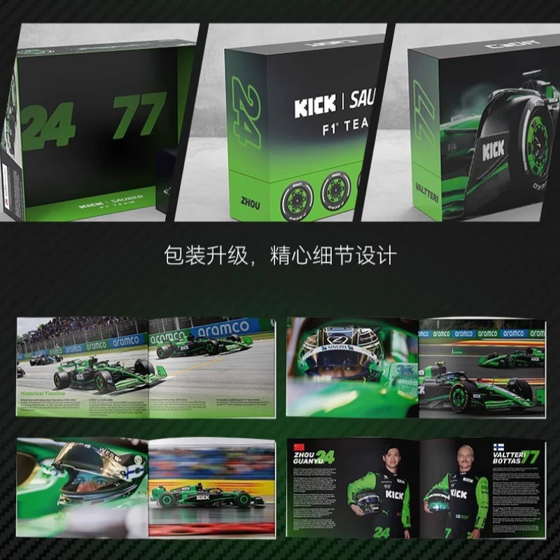2553 pcs CaDA C64010 KICK SAUBER F1 Team C44 1:8 - Image 11