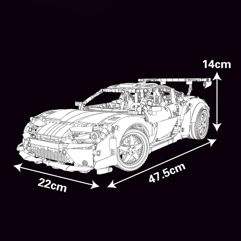 2586PCS YC-23002 GT86 sports car - Image 5