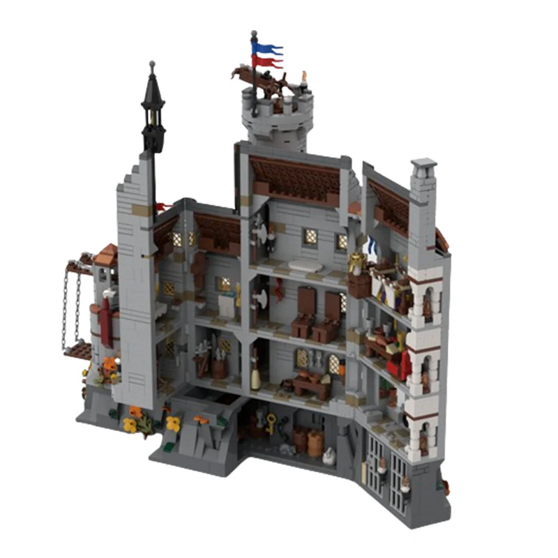 2602 pcs MOC-167273 Black Knights - Dragon Slayers' Castle - Image 2