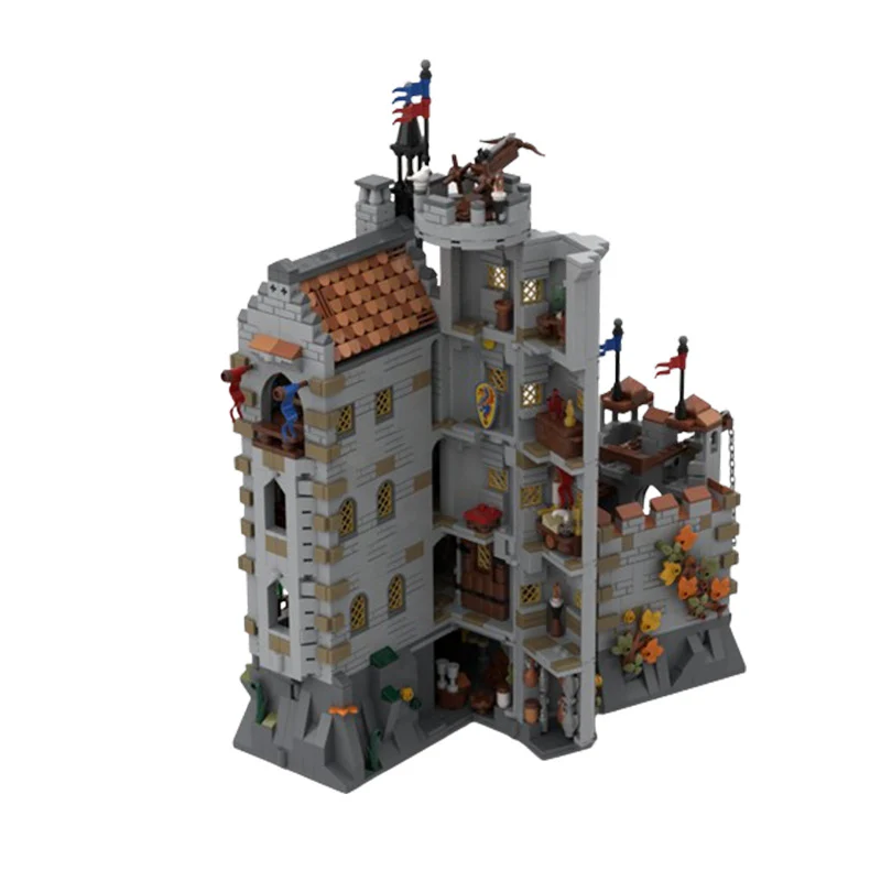 2602 pcs MOC-167273 Black Knights - Dragon Slayers' Castle - Image 3