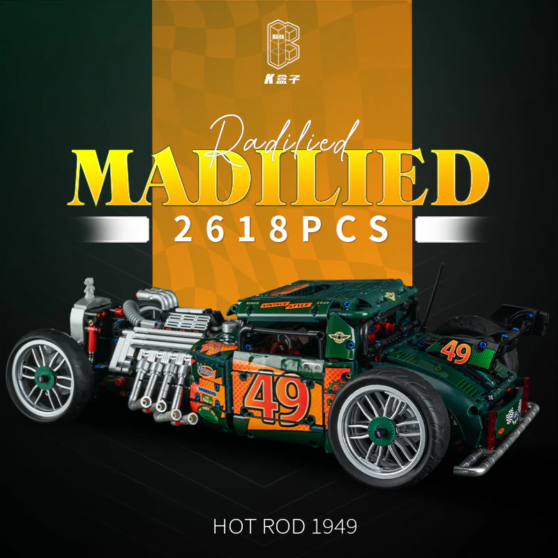 2618PCS KBOX K10509 Retro Classic Car - Image 3