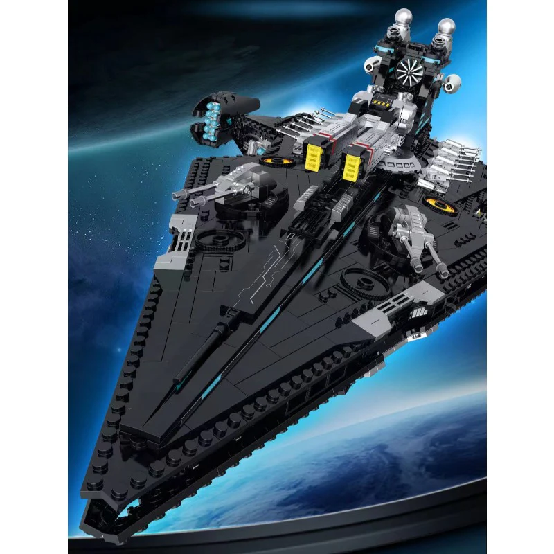 2628pcs SG 60530 Dark cruiser battleship - Image 4