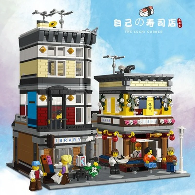 2662PCS JIESTAR 89127 Sushi Corner - Image 3