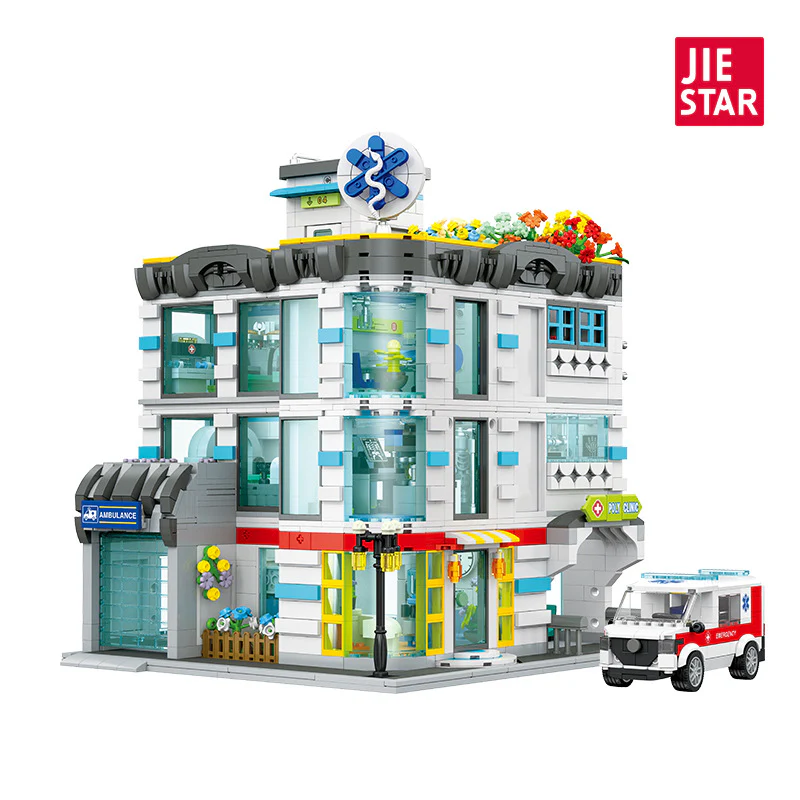 2866pcs JIESTAR JJ9211 General Hospital (Includes Lighting Kit) - Image 5
